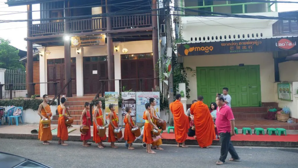luangprabang-laos-2 - Laos Visa and Travel Tours Monks getting food