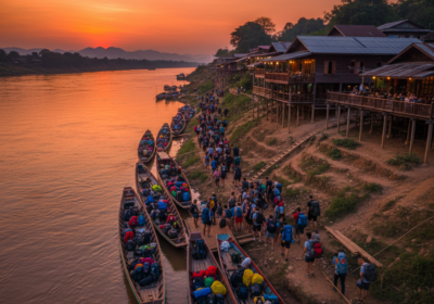 A slow boat pier Laos Pak Beng: Quick insight for tourist