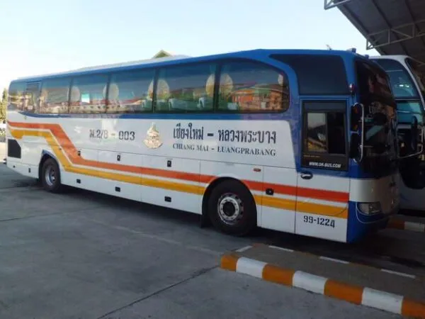 Bus from Chiang Mai to Luangprabang