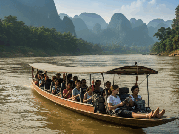 Easy trip from Chiang Rai to Pak Beng Slow Boat