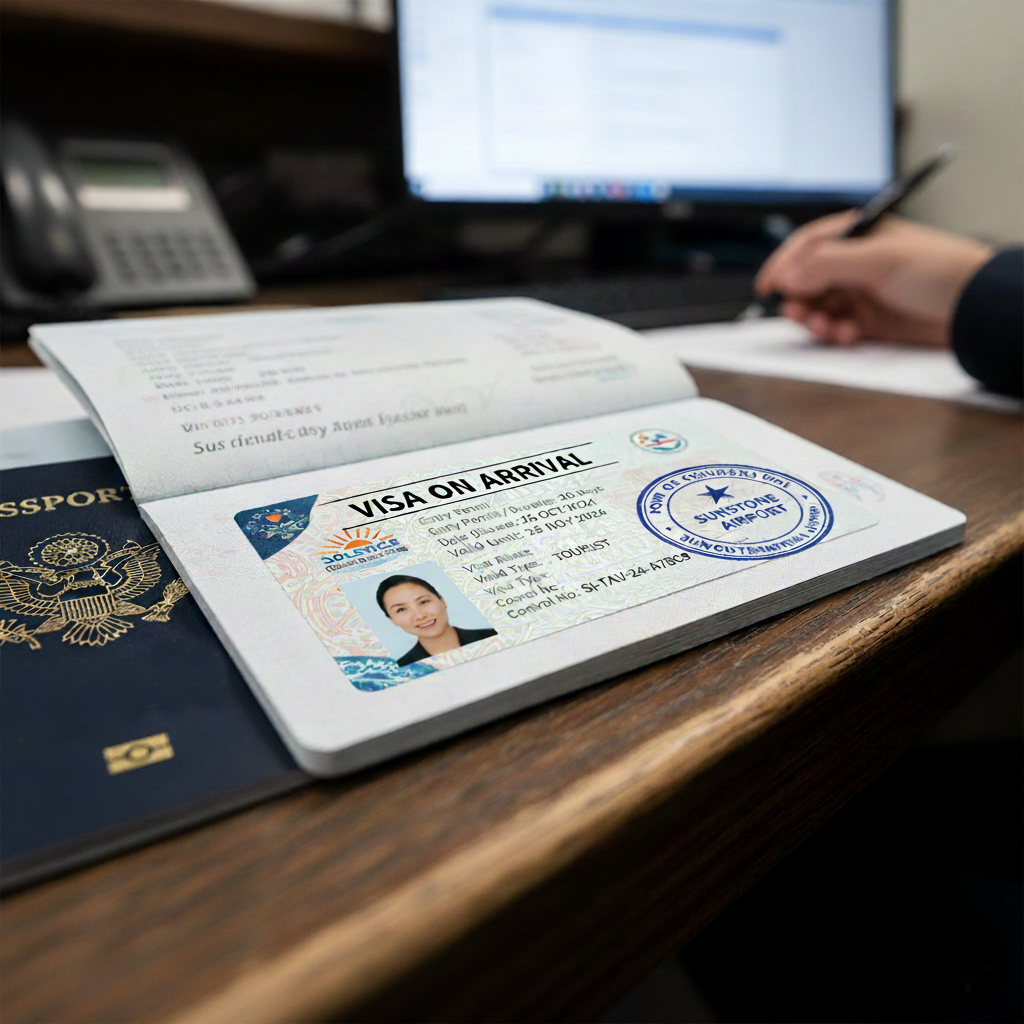 Visa On Arrival Example - Laos Visa and Travel Tours Travel Visa, Visa On Arrival