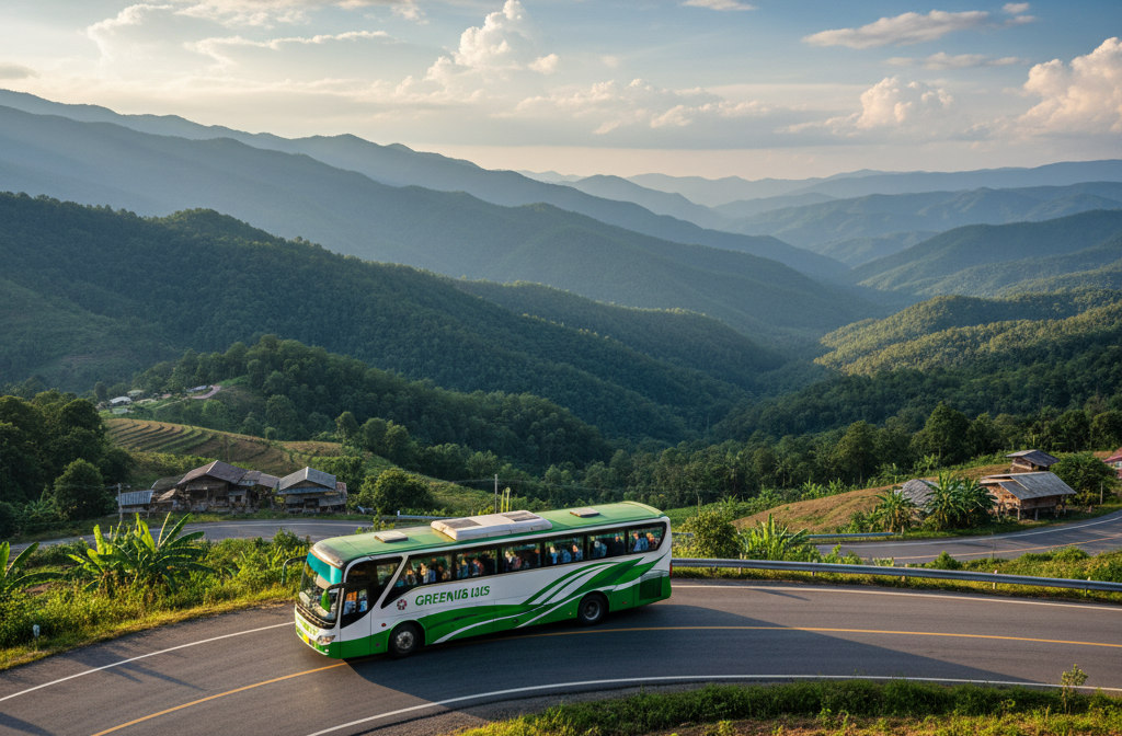 Chiang-Mai-to-Huay-Xai-Bus - Laos Visa and Travel Tours Chiang Mai to Huay Xai by bus