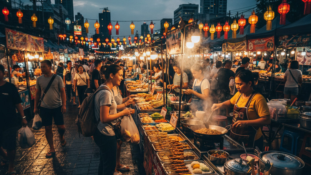 Thailand-Night-Markets - Laos Visa and Travel Tours chiang rai night market