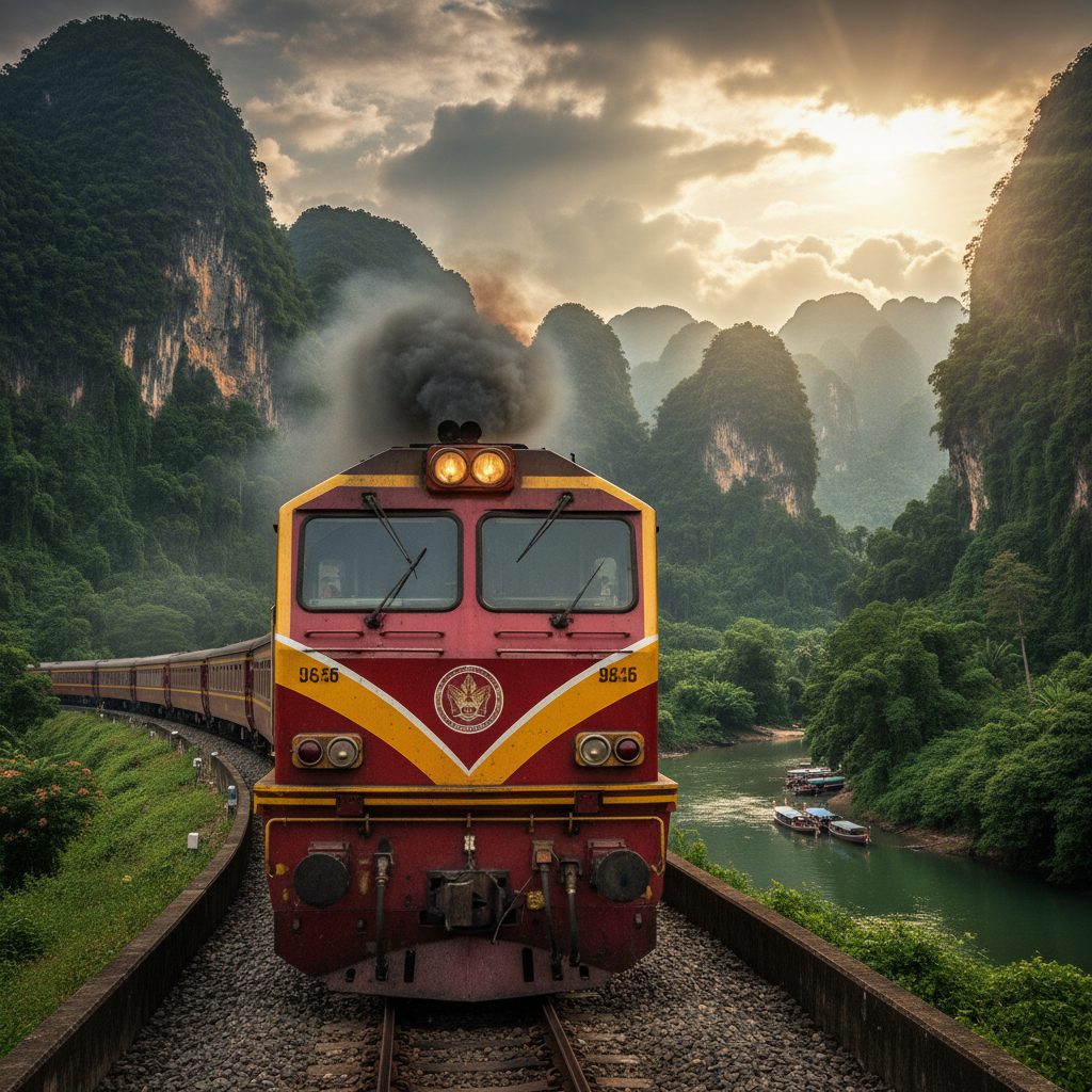 Thailand Train to Vangvieng - Laos Visa and Travel Tours Train chiang rai to luang prabang