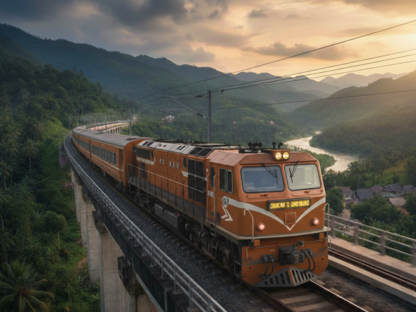 Vientiane to Nateuy: Train Trip