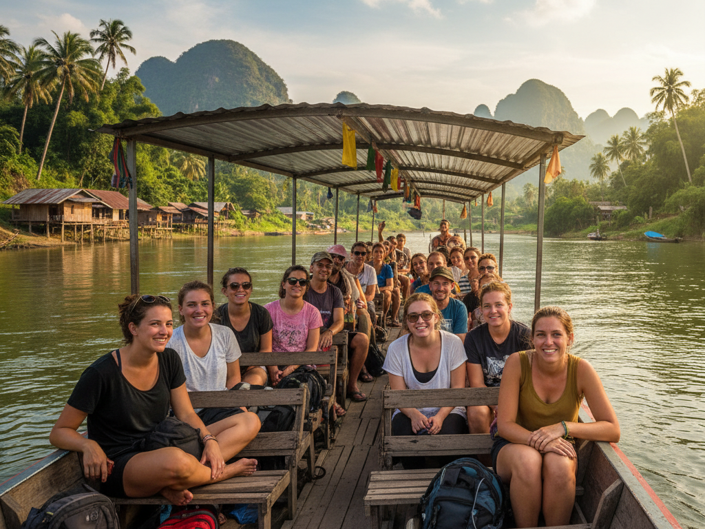chiang-rai-to-laos-by-slow-boat - Laos Visa and Travel Tours
