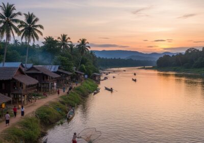 Easy trip from Chiang Rai to Pak Beng by slow boat