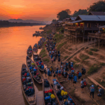 Slow boat Pier Laos Pak Beng Can Get Buys