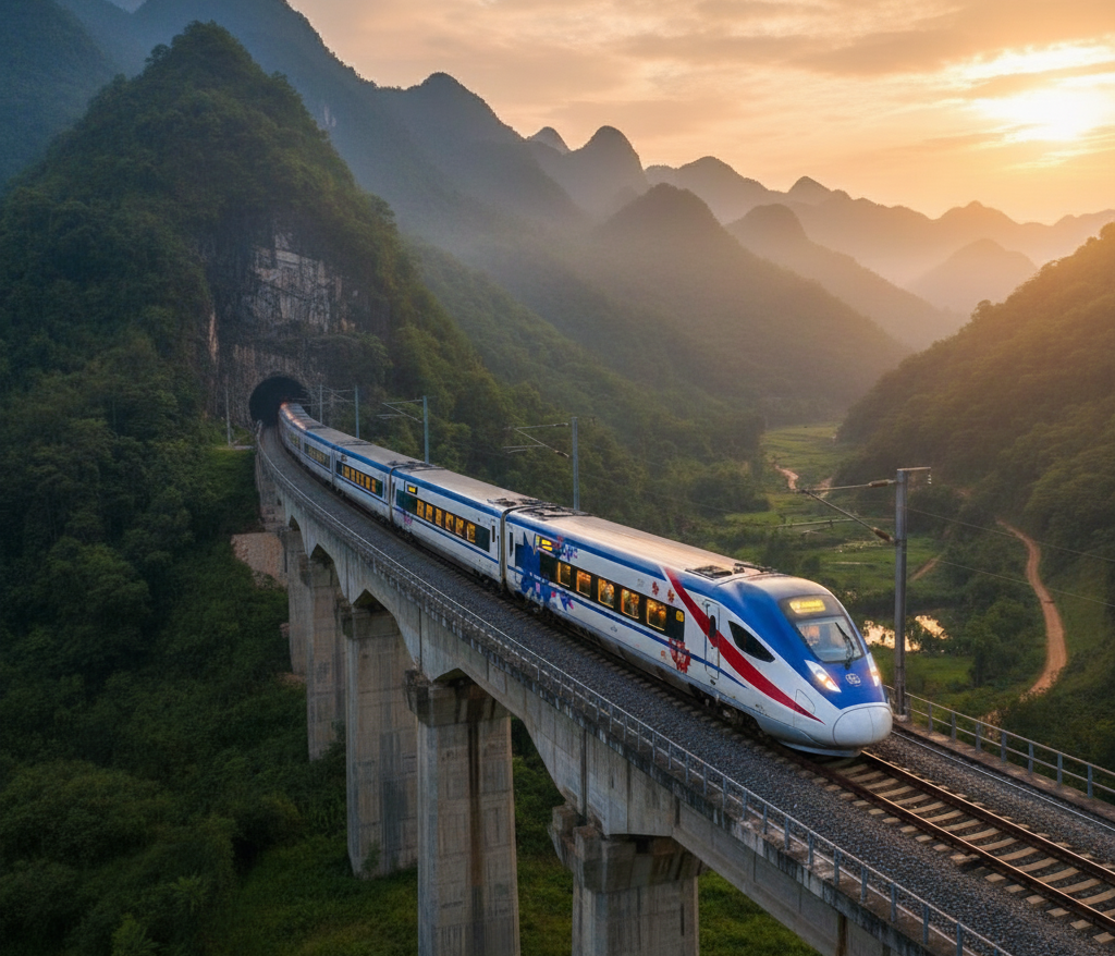 Train from Chiang Mai to Vientiane