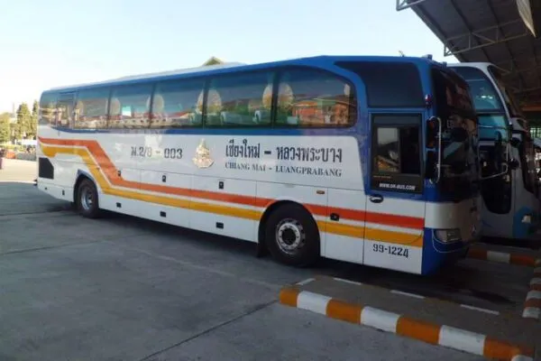 Bus from Chiang Mai to Luangprabang