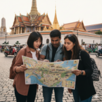 Laos Traveling Tourist