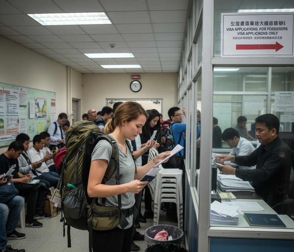 Tourist getting a Visa - Laos Visa and Travel Tours Tourist Getting a Visa