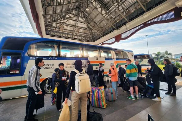 Direct trip from Chiang Rai to Luang Prabang by sleeper bus.