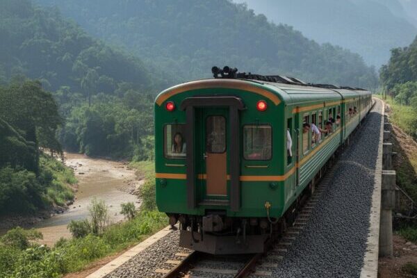 The Beauty of Train Travel from Vang Vieng to Chiang Rai