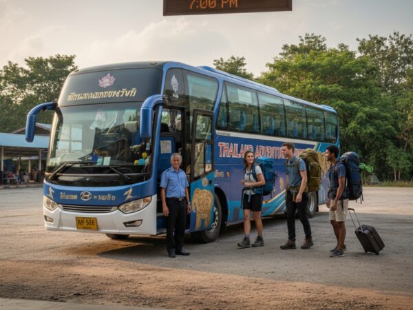 A Bus Travel: Houay Xai to Chiang Khong