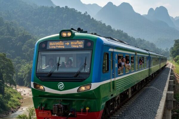 Train from Luang Prabang to Chiang Rai Thailand